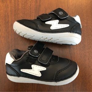 Stride Rite Black and White Kids Sneakers